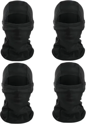 4 Pieces Sun Protection Balaclava Hood Face Cover Full Head Mask Ski Mask for Fishing Cycling Hunting Skiing