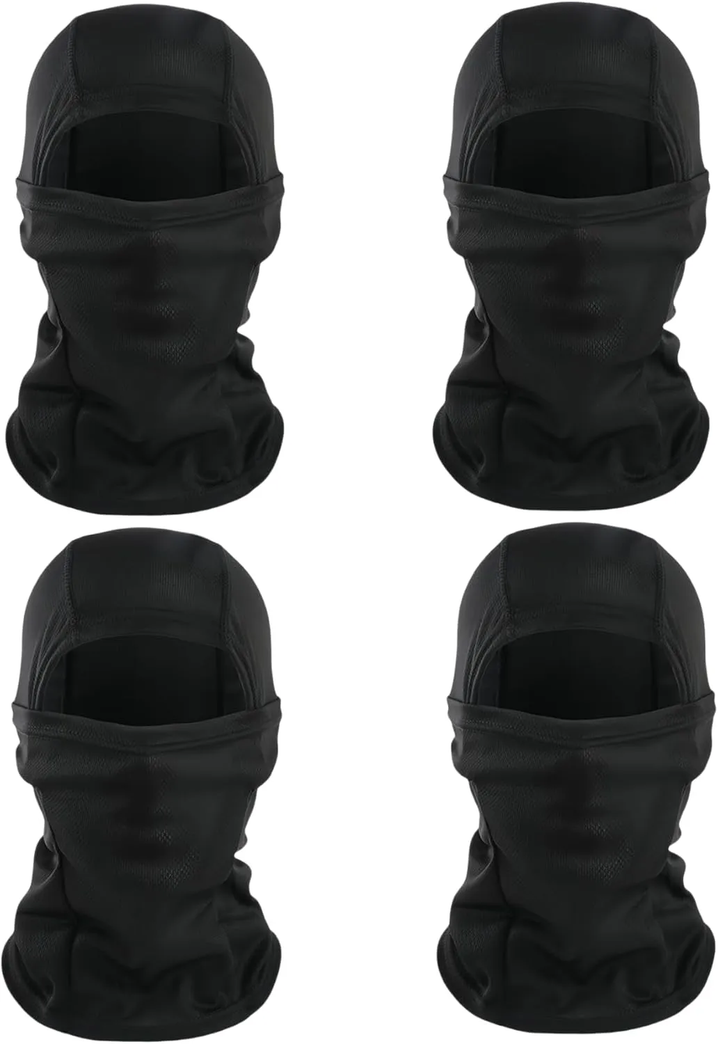 4 Pieces Sun Protection Balaclava Hood Face Cover Full Head Mask Ski Mask for Fishing Cycling Hunting Skiing