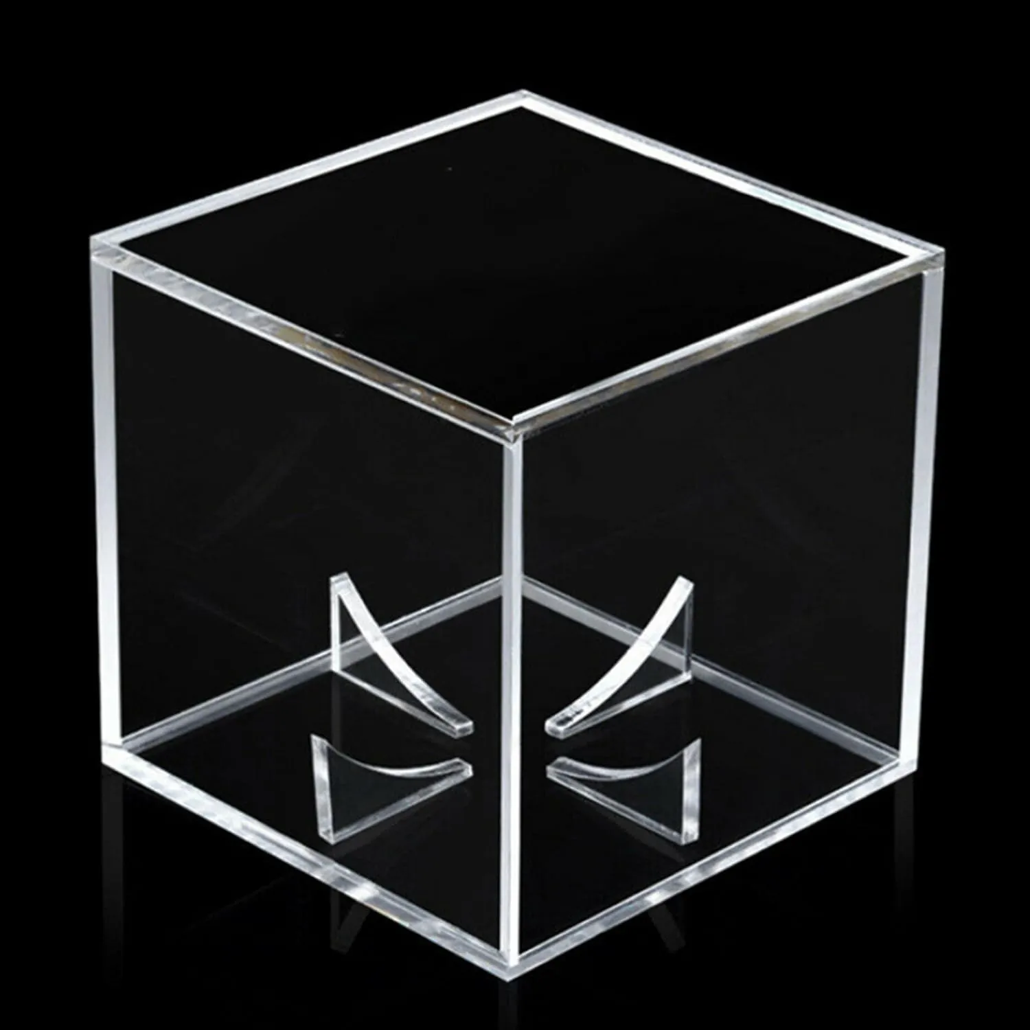 Acrylic Baseball Case for Display, UV Protected Baseball Display Cube, Autographed Baseball Clear Display Case, Baseball Display Case for Memorabilia Baseball (1 PC)