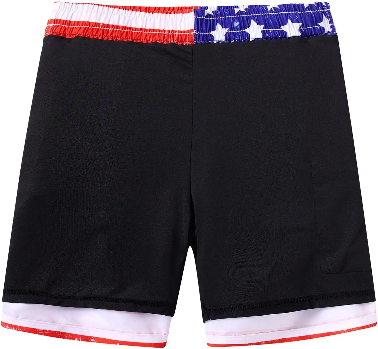 ALISISTER Boys Swim Trunks Compression Liner Swim Shorts Bathing Suit with Boxer Brief Quick Dry Swimwear 7-20T