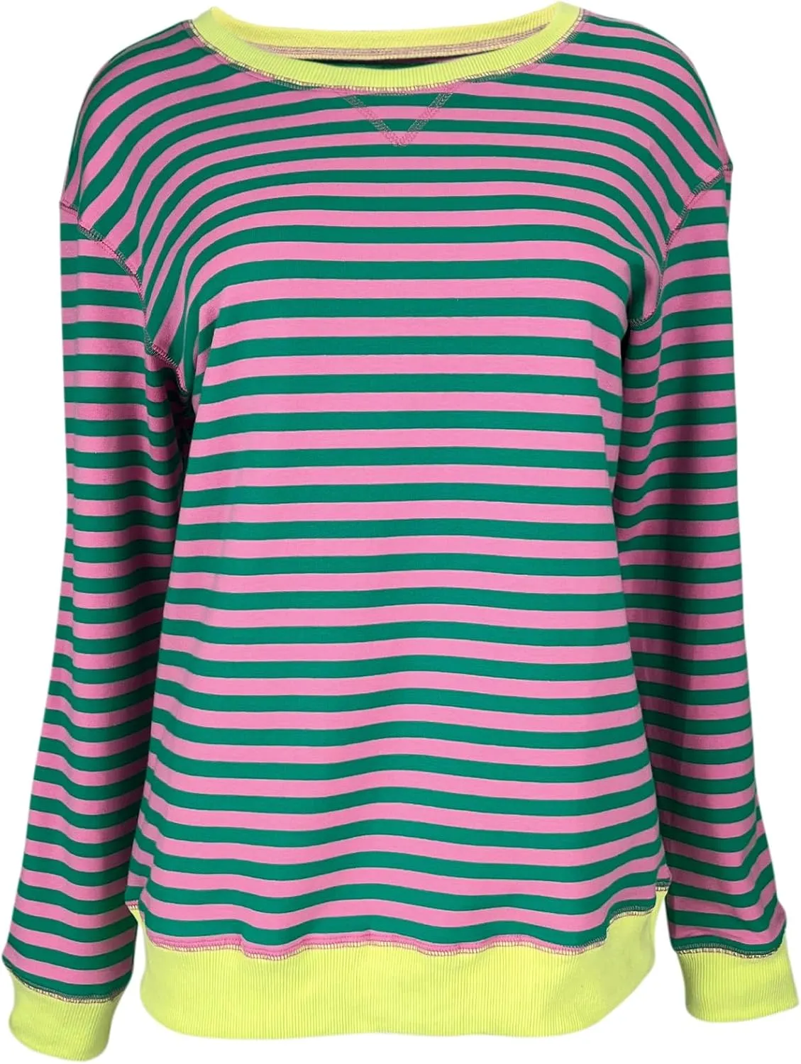 Bingerlily Womens Casual Long Sleeve Sweatshirt Crew Neck Cute Pullover Relaxed Fit Tops