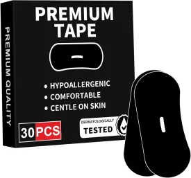Black Premium Tape 30 Pack,Gentle On Skin A1