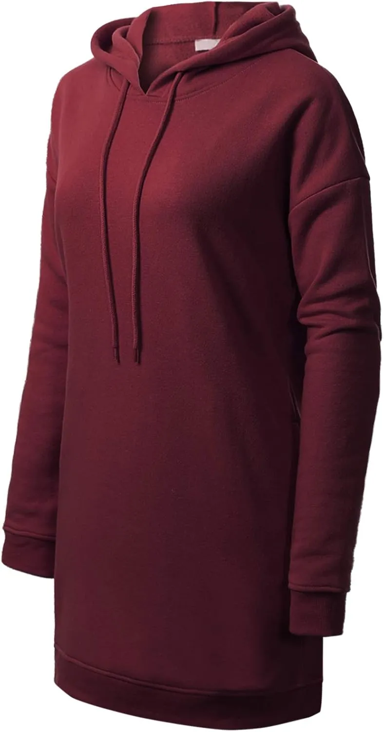Design by Olivia Women's Casual Oversized Fleece Hoodie Sweatshirts Loose Pullover Tunic Fall Outfits S~3X