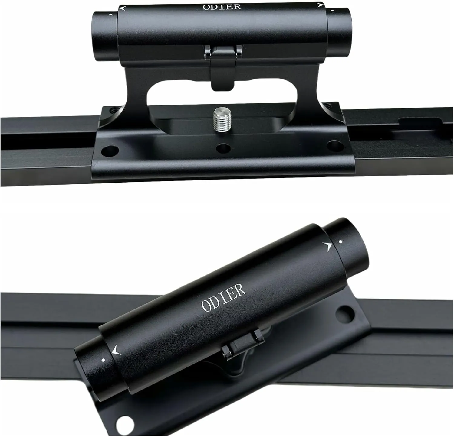 Interior Bike Rack Single Track 39 Inch L Track for Vans Trucks and SUV T-Nut Included (Rotatable Fork Mount)