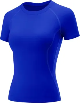 LOMON Womens Workout Tops Short Sleeve Raglan Athletic Shirts Yoga Gym Crewneck Quick Dry Tshirts