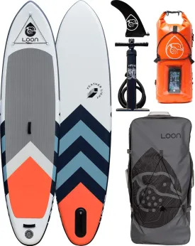 Loon Inflatable Stand Up Paddle Board iSUP Package - Feather Light Standard All-Around 10'8"