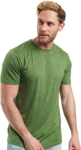 Merino.tech Merino Wool T-Shirt Mens - 100% Organic Merino Wool Undershirt Lightweight Base Layer