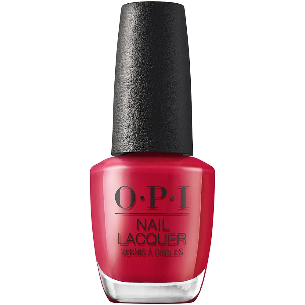 OPI Nail Lacquer Nail Polish | Opaque Light Red Crme Chip Resistant Nail Polish | Vegan, Fast Drying, Streak Free