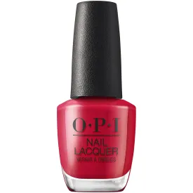 OPI Nail Lacquer Nail Polish | Opaque Light Red Crme Chip Resistant Nail Polish | Vegan, Fast Drying, Streak Free