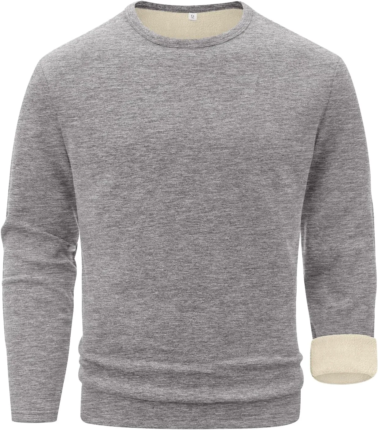 Sailwind Mens Wool Base Layer Long Sleeve Undershirts Crewneck Thermal Shirt