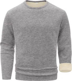 Sailwind Mens Wool Base Layer Long Sleeve Undershirts Crewneck Thermal Shirt