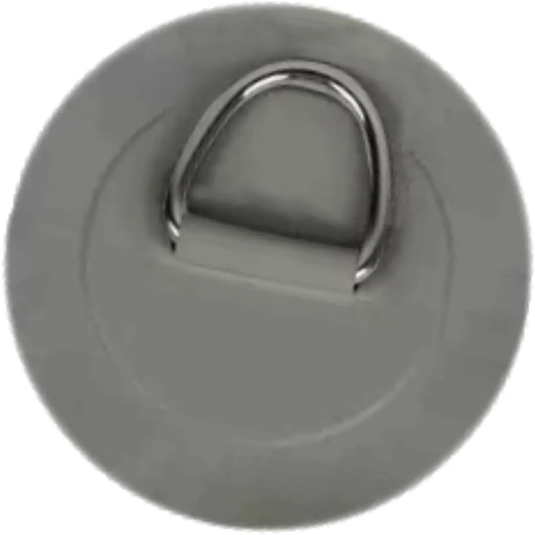 Stainless Steel D Ring Patch Replacement Dinghy Kayak D Ring Pad PVC for Raft Cargo Stand up Paddleboard Inflatable Boat