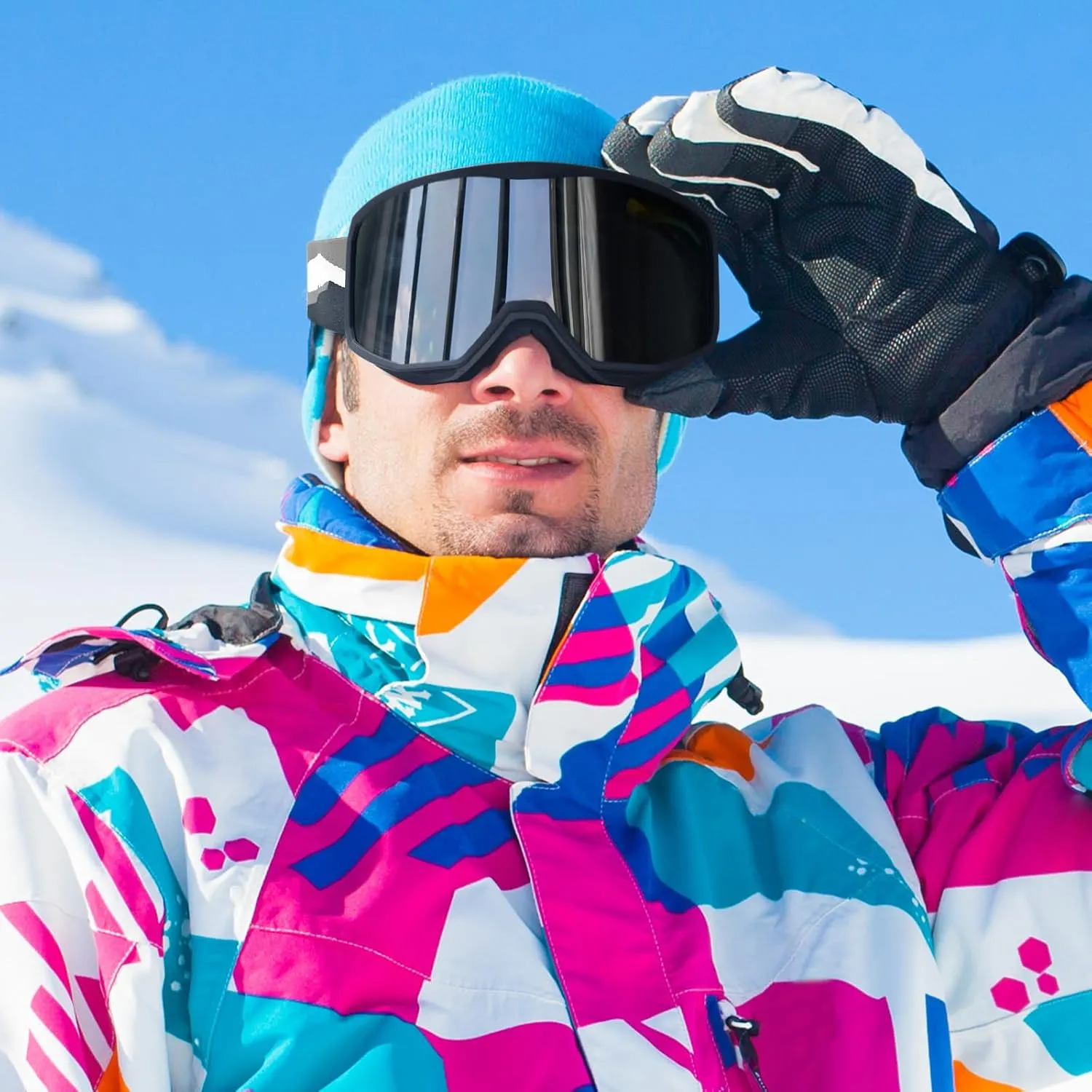 Supertrip Ski Goggles for Women Men, Anti-Fog UV Protection Snow Goggles Snowboard Goggles for Adult Youth