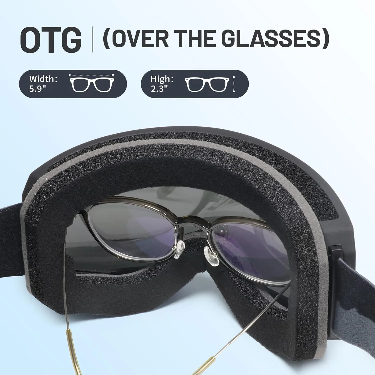 Supertrip Ski Goggles for Women Men, Anti-Fog UV Protection Snow Goggles Snowboard Goggles for Adult Youth